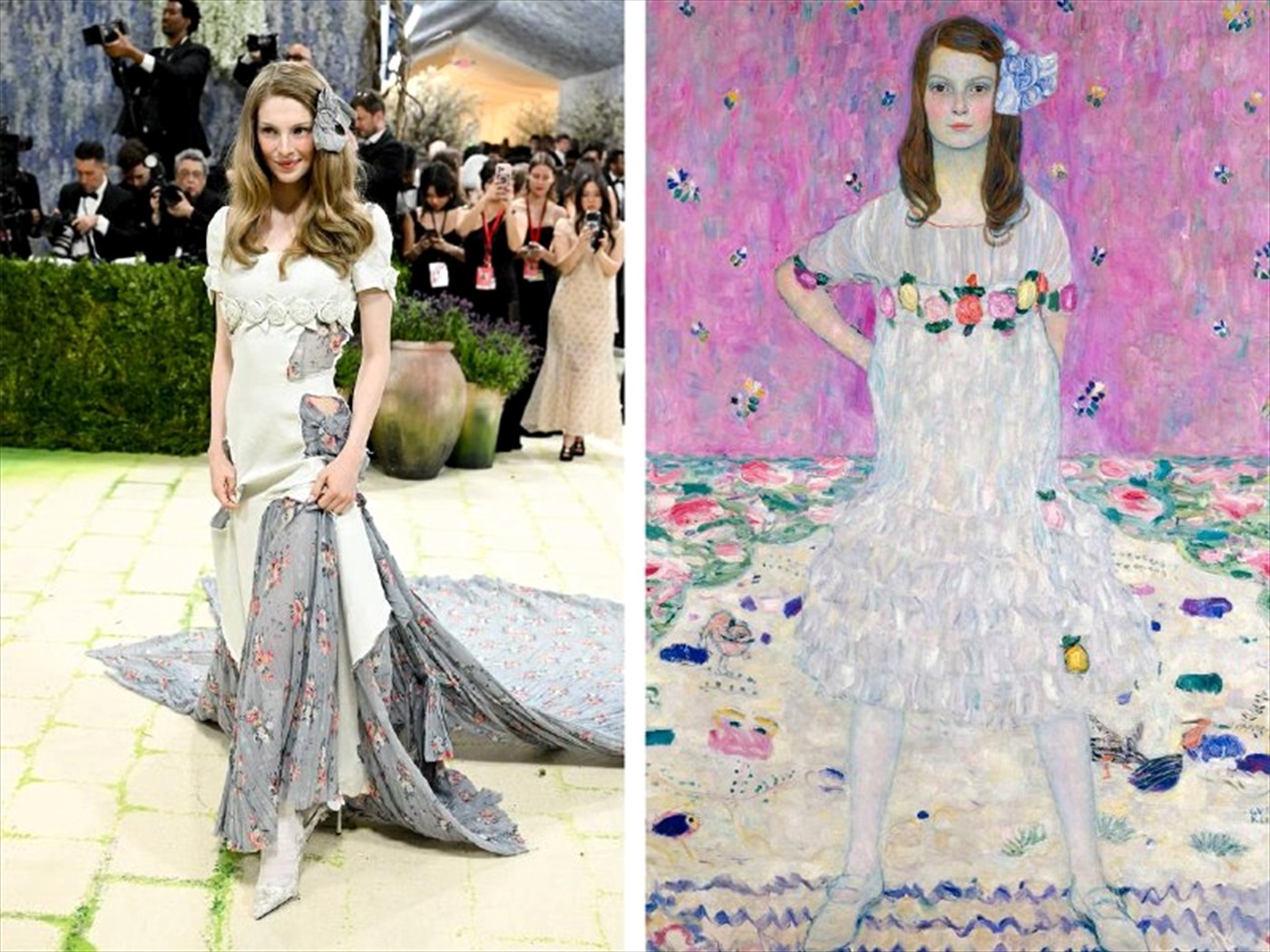 Собрали самые красивые арт референсы в этом году с Met Gala.