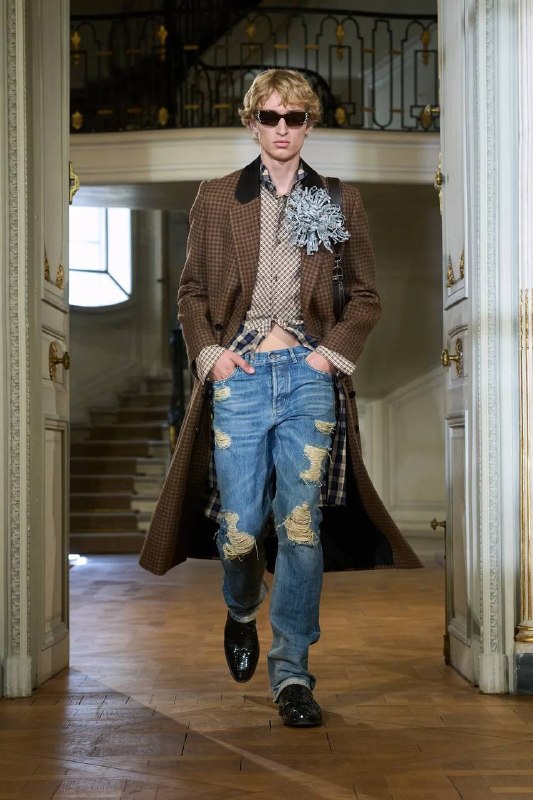 Dior Men: рейв-культура и пайеточный деним — кадр 5