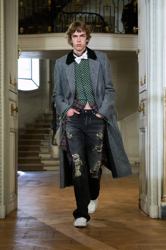 Dior Men: рейв-культура и пайеточный деним — кадр 6